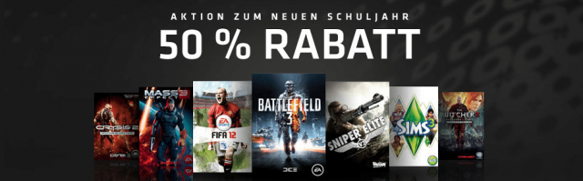 origin rabattaktion 640x199 50% Rabatt auf über 45 Spiele bei Origin