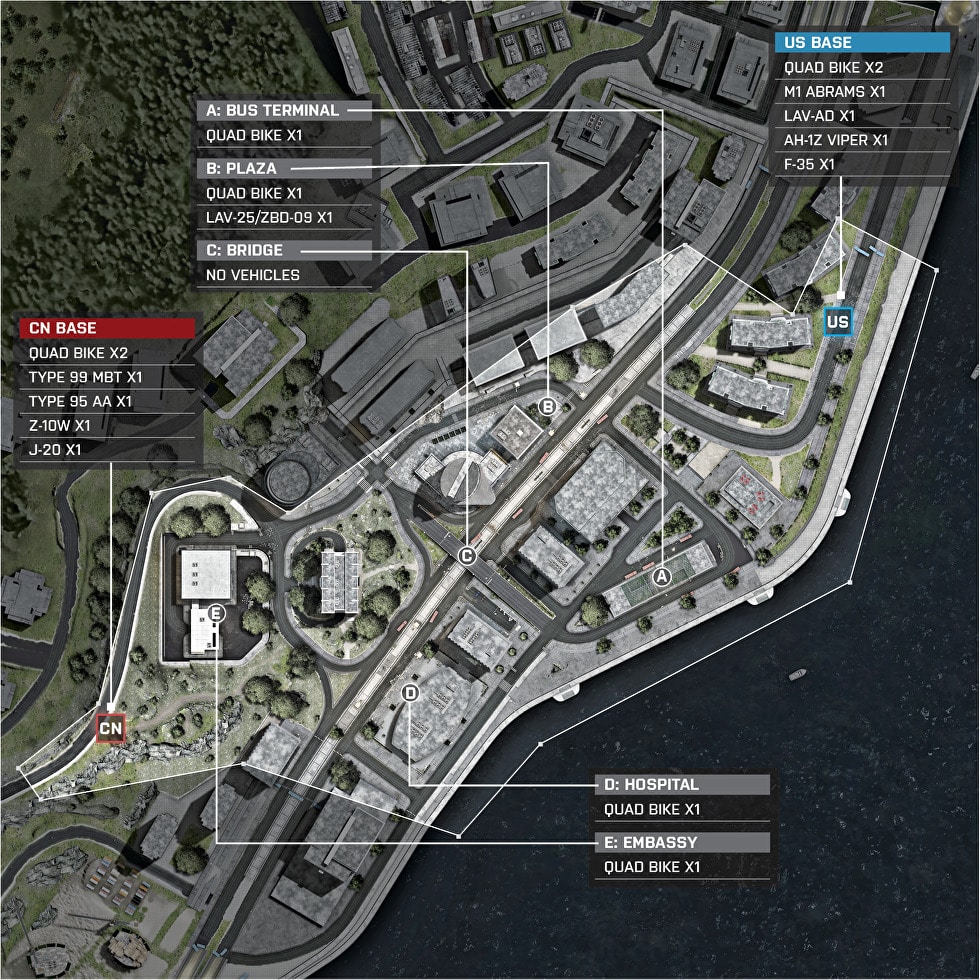 Battlefield 4 Map Layouts